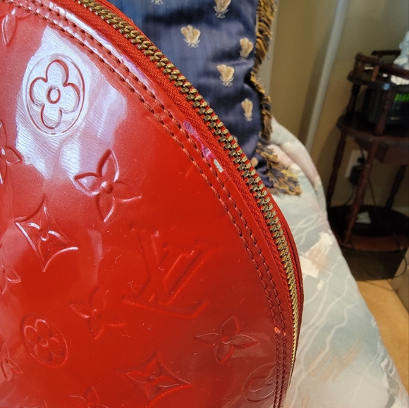 Louis Vuitton Red/Pink Epi Alma Satchel Handbag Satchel GM - Picture 3 of 16